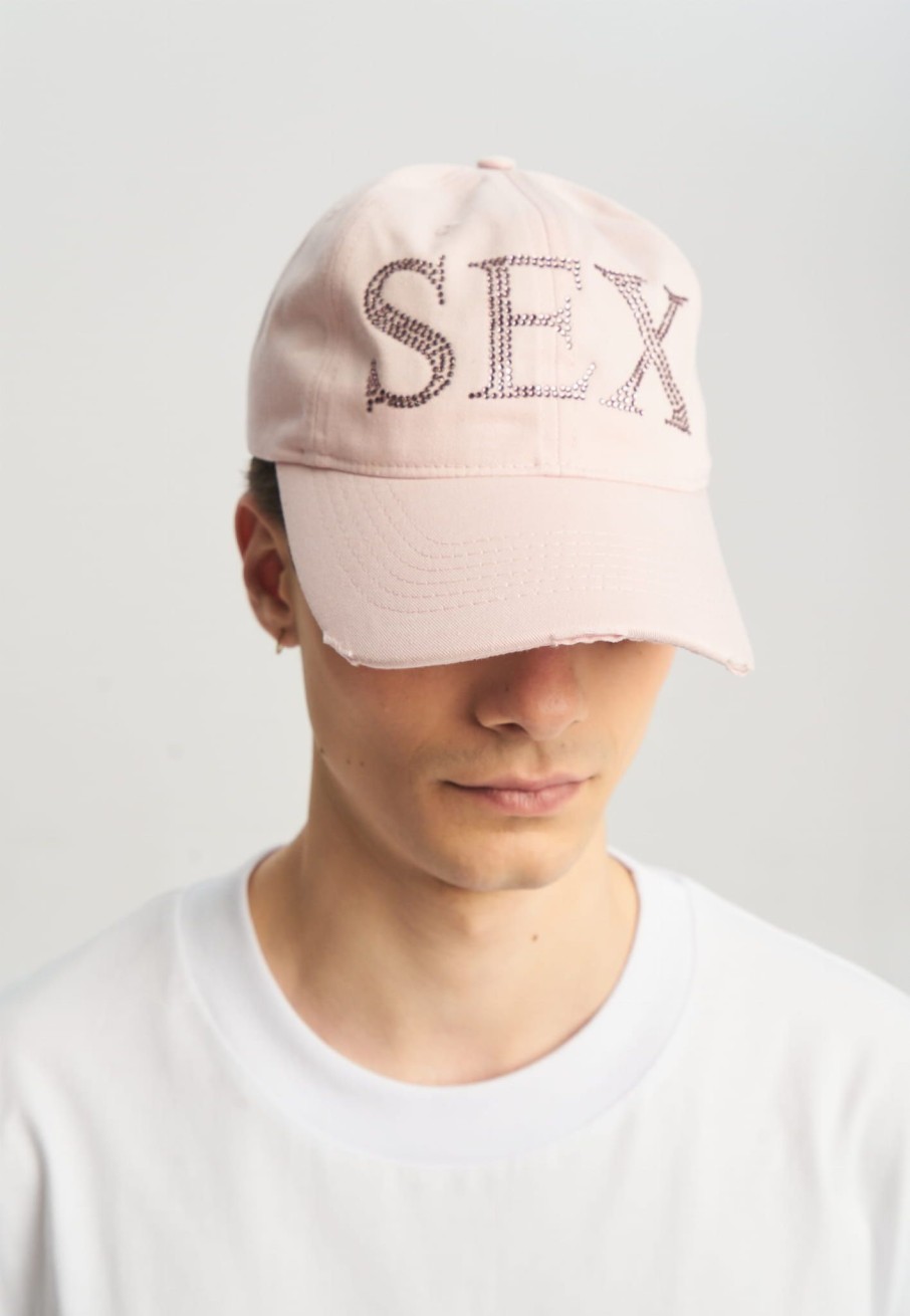 Akcesoria 2005 Czapki Z Daszkiem | Sex Distressed Hat (Pink)