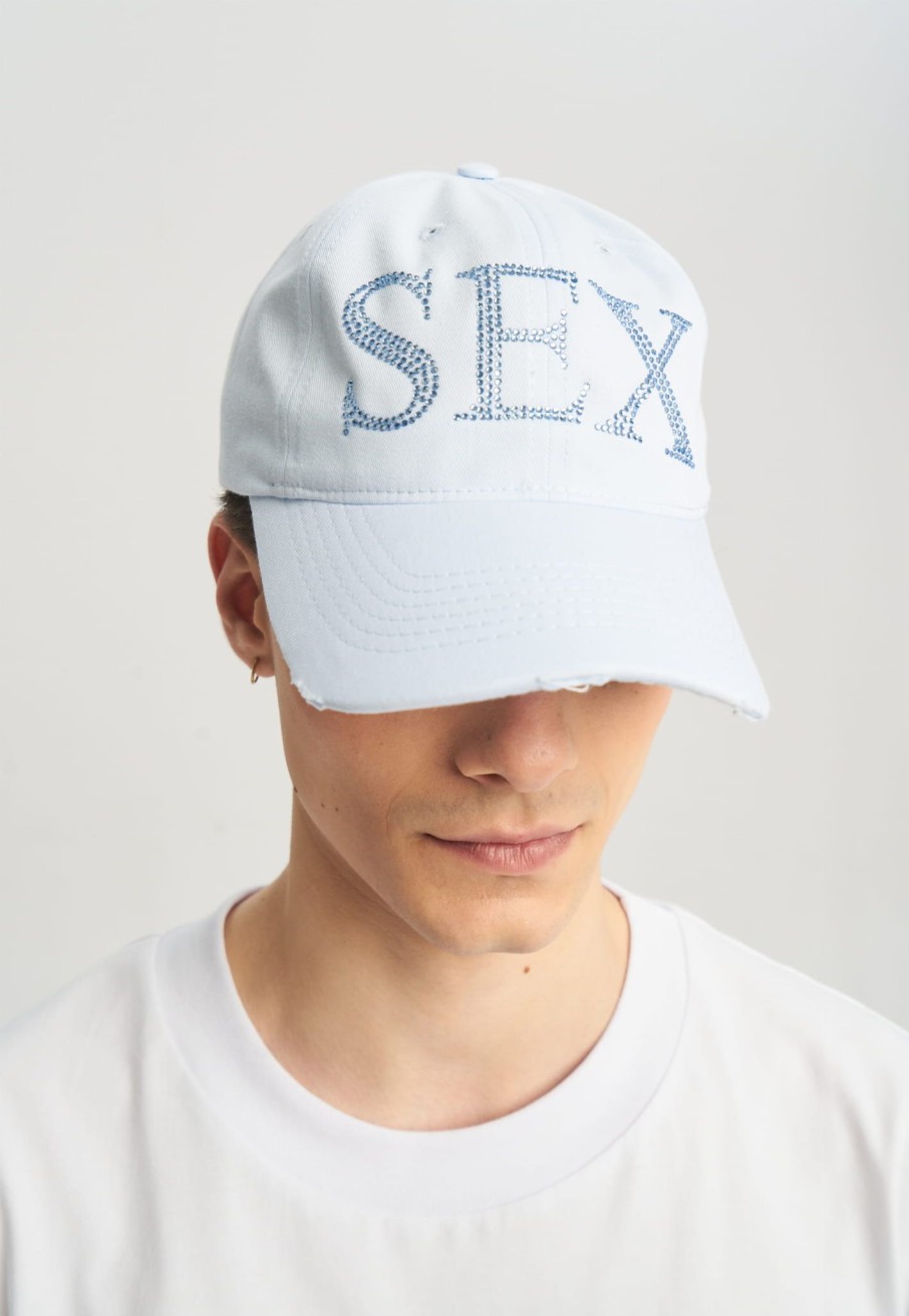 Akcesoria 2005 Czapki Z Daszkiem | Sex Distressed Hat (Baby Blue)