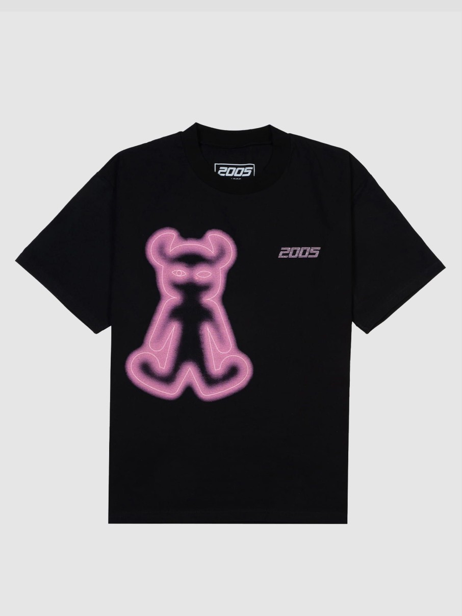 Koszulki 2005 | Airbrushed Horned Lucy Tee (Black & Pink)