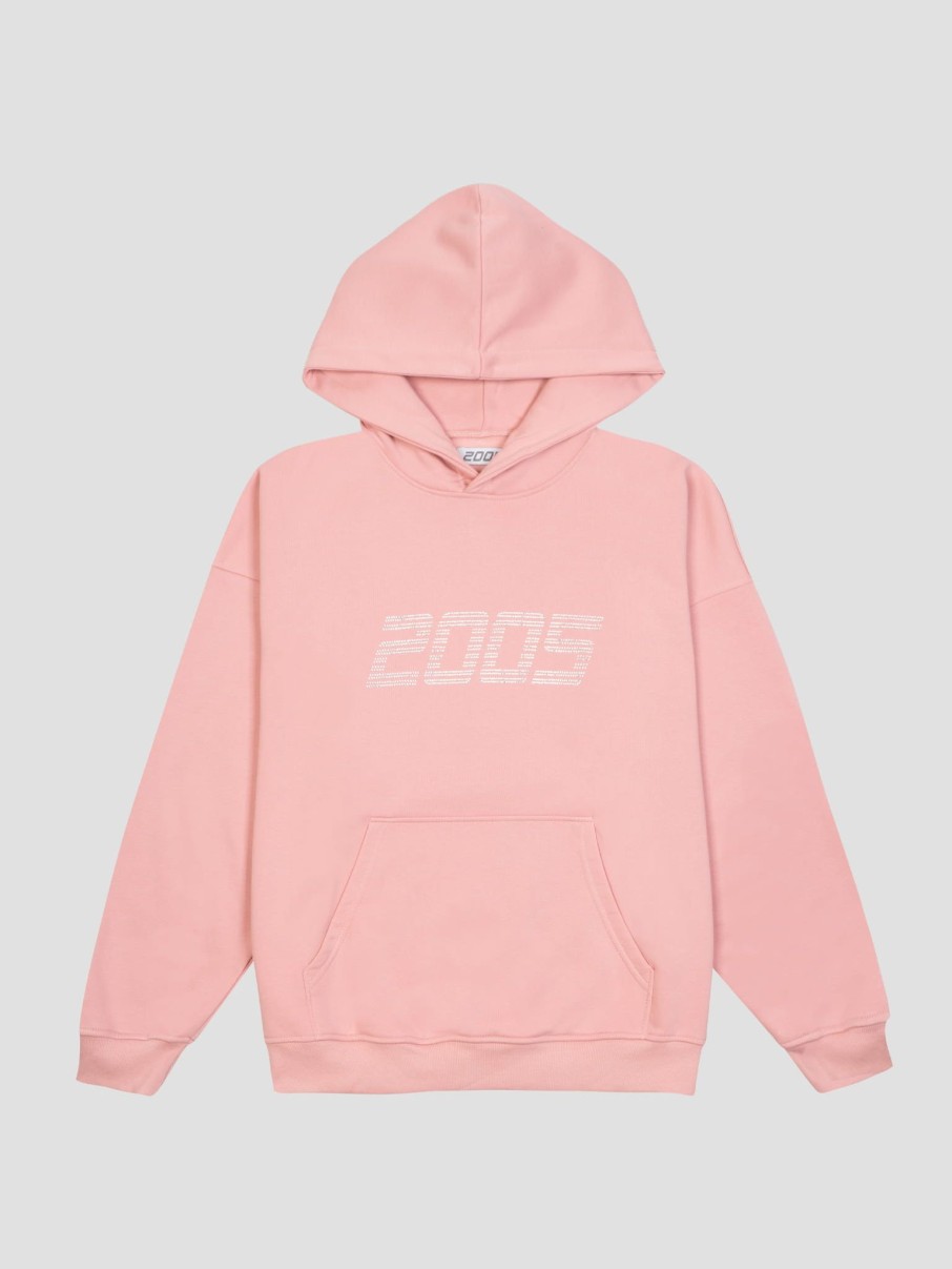 Bluzy 2005 | Signature Hoodie (Light Pink) Size: Xl