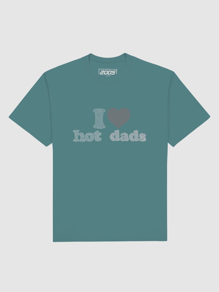 Koszulki 2005 | I <3 Hot Dads Tee (Dark Mint)