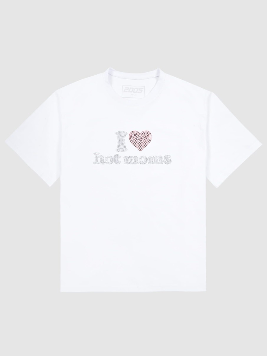 Koszulki 2005 | I <3 Hot Moms Tee (White)