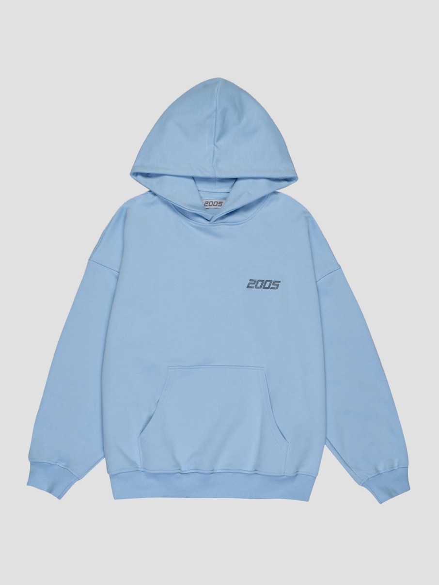 Bluzy 2005 | Basic Hoodie (Baby Blue)