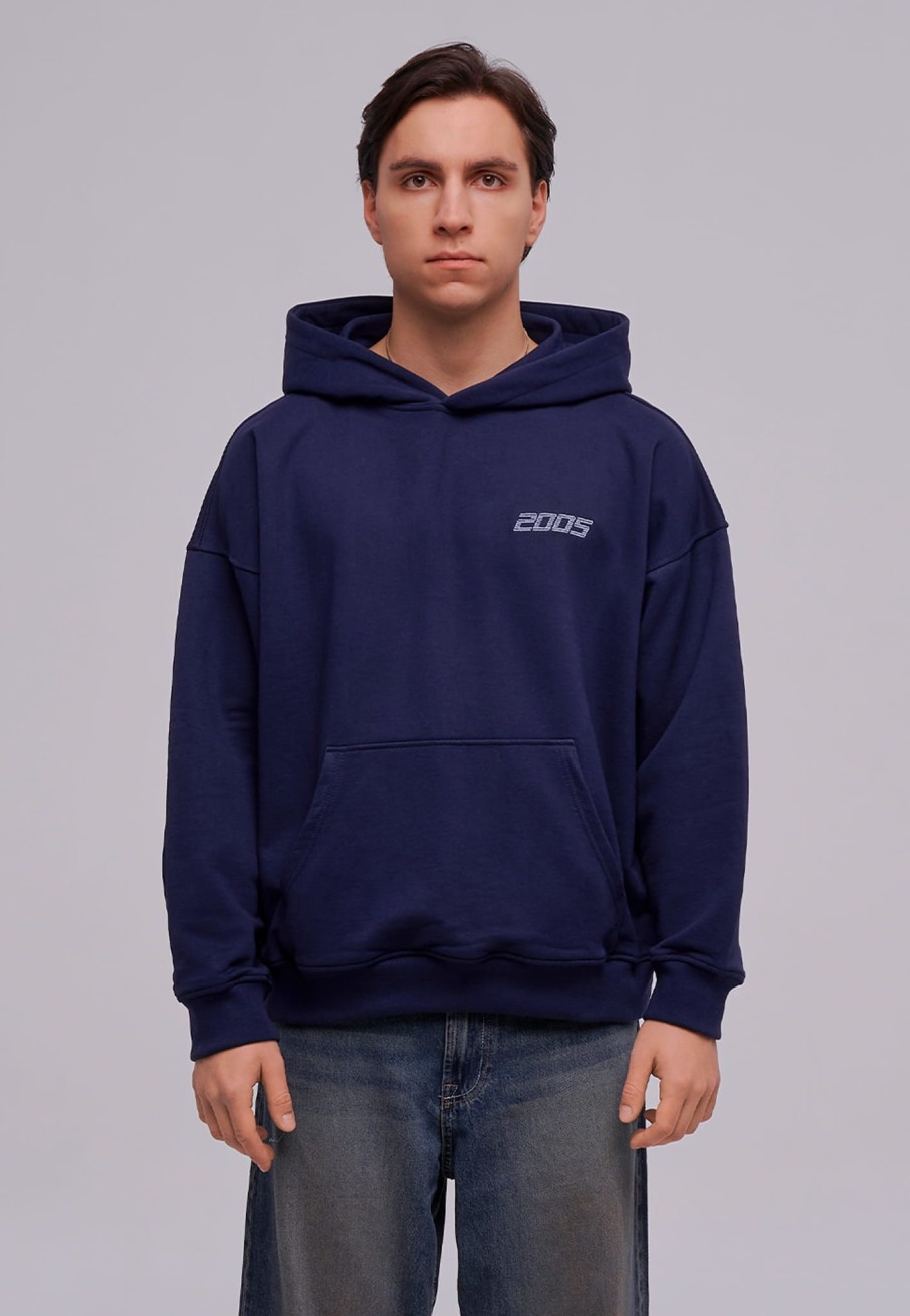 Bluzy 2005 | Basic Hoodie (Navy)