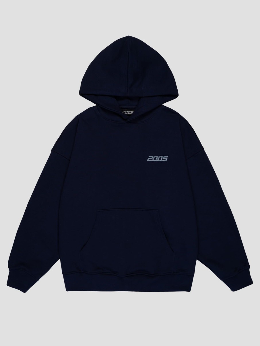 Bluzy 2005 | Basic Hoodie (Navy)