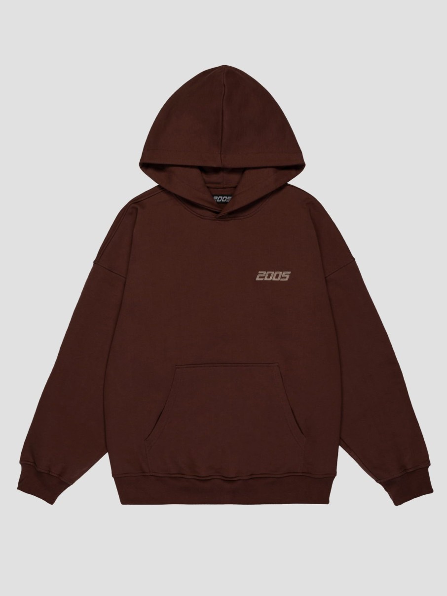 Bluzy 2005 | Basic Hoodie (Brown)