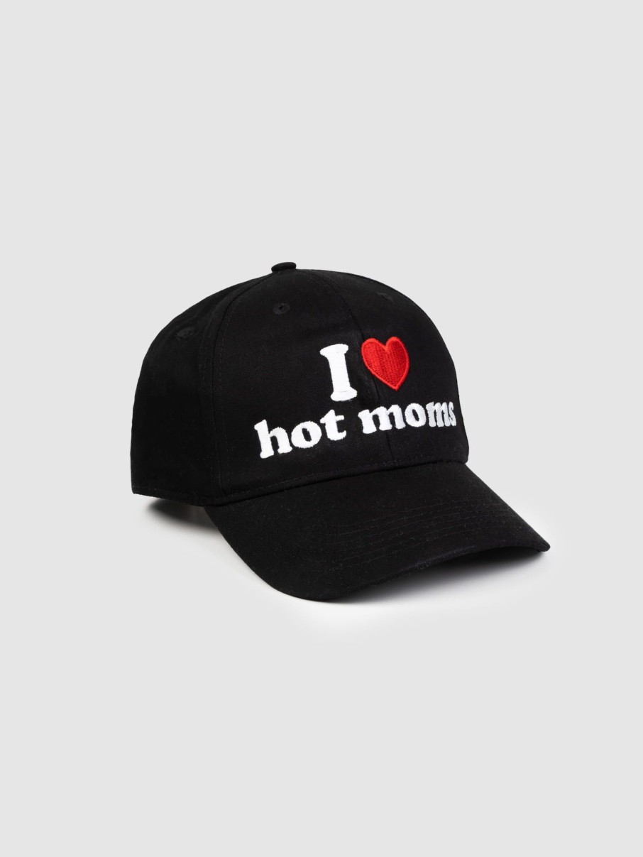 Akcesoria 2005 Czapki Z Daszkiem | I <3 Hot Moms Hat (Black)