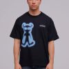 Koszulki 2005 | Airbrushed Horned Lucy Tee (Black & Blue)