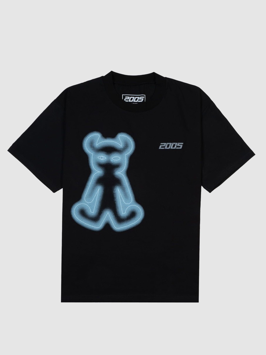 Koszulki 2005 | Airbrushed Horned Lucy Tee (Black & Blue)