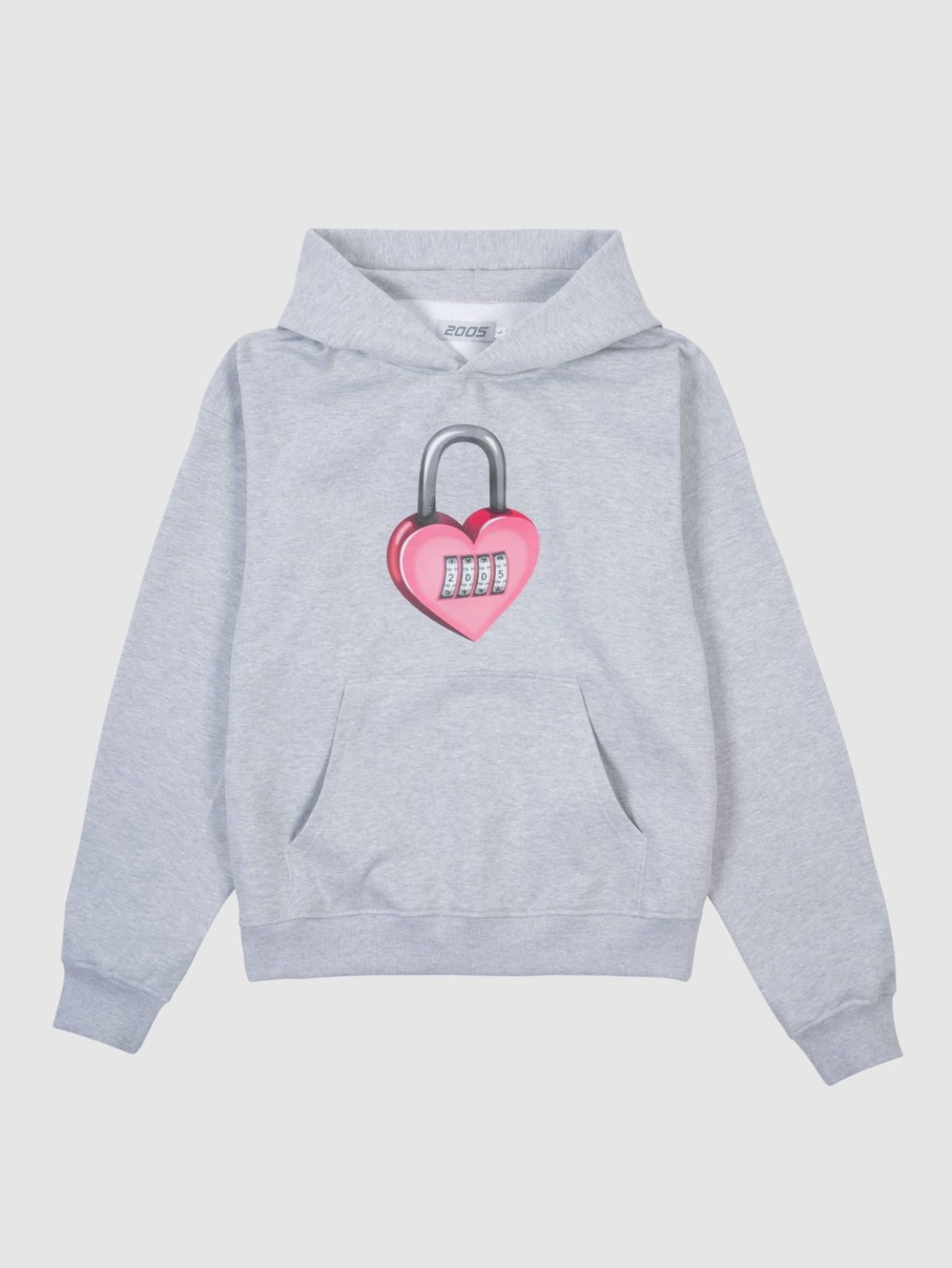 Bluzy 2005 | Charm Hoodie (Heater Gray)