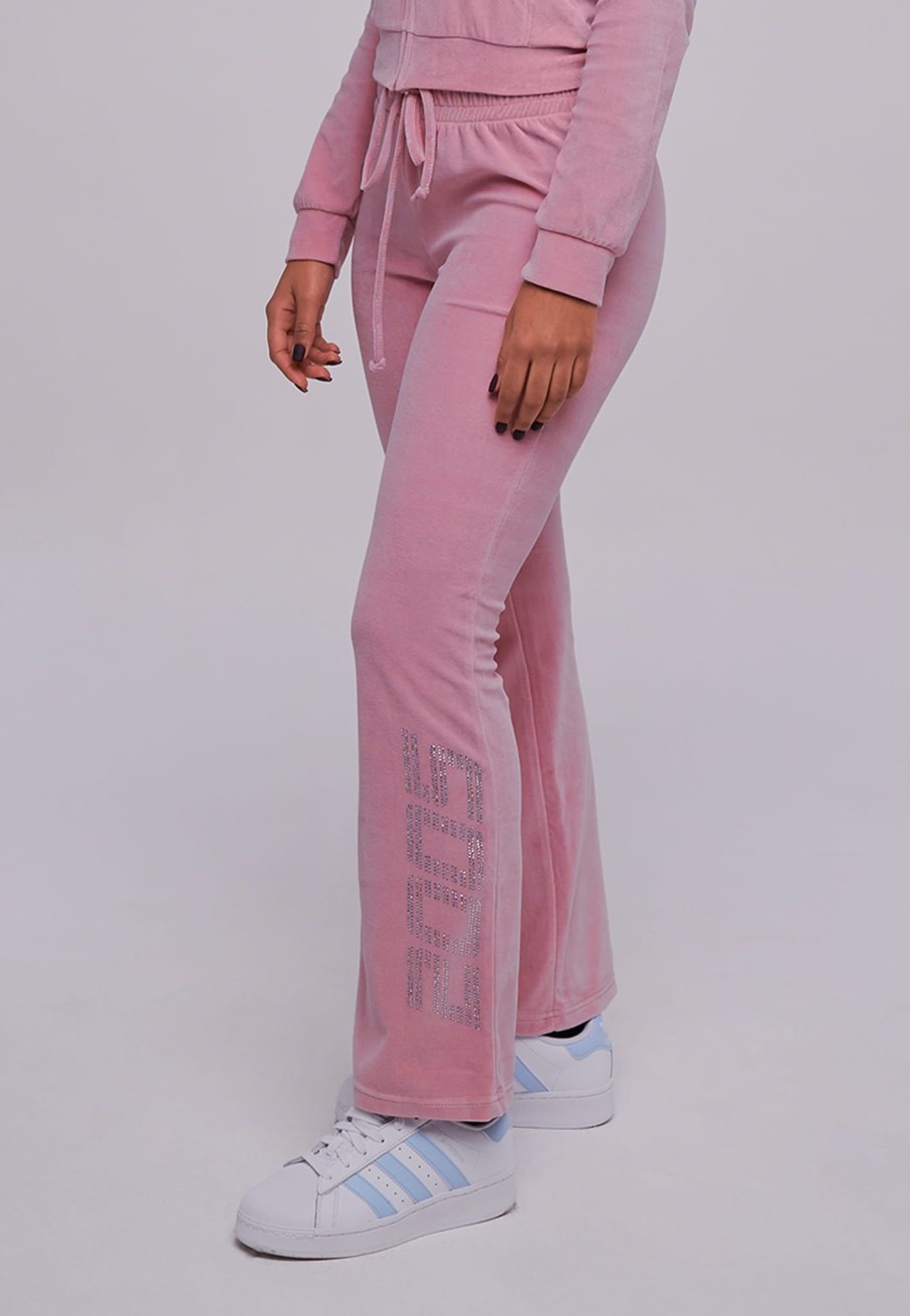 Spodnie 2005 | Velour Sweats (Pink)