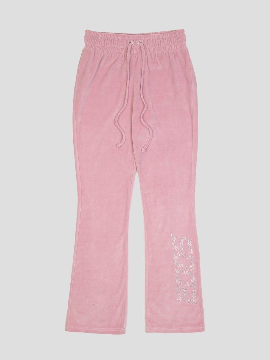 Spodnie 2005 | Velour Sweats (Pink)