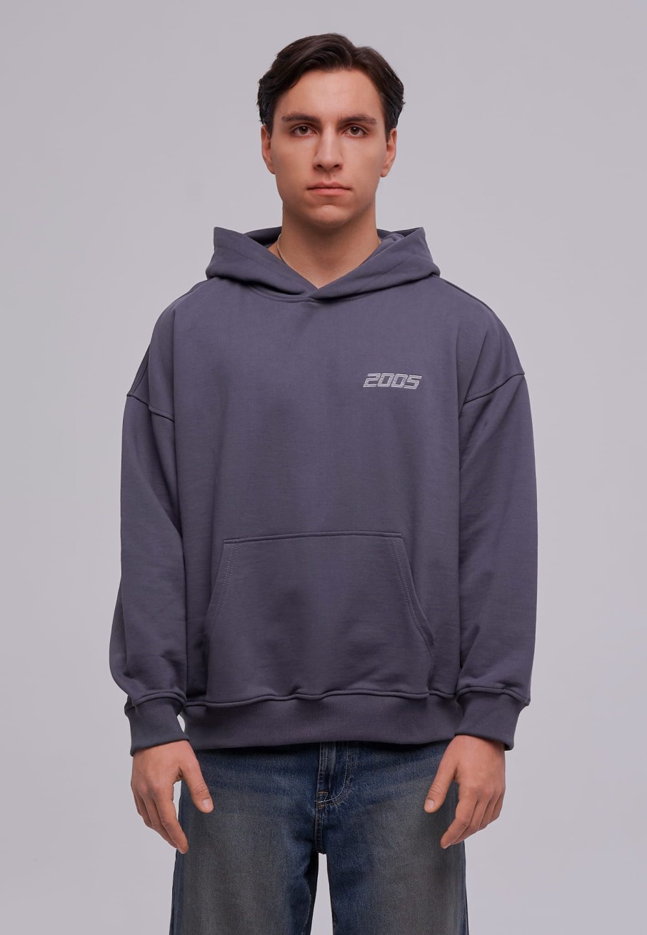 Bluzy 2005 | Basic Hoodie (Graphite)