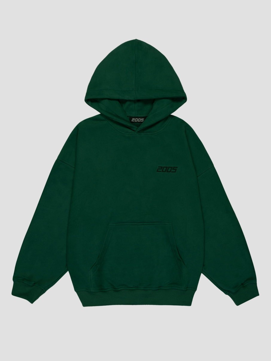 Bluzy 2005 | Basic Hoodie (Green)