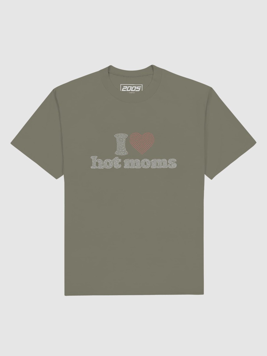 Koszulki 2005 | I <3 Hot Moms Tee (Dark Khaki)