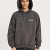 Bluzy 2005 | Horned Lucy Hoodie (Graphite)